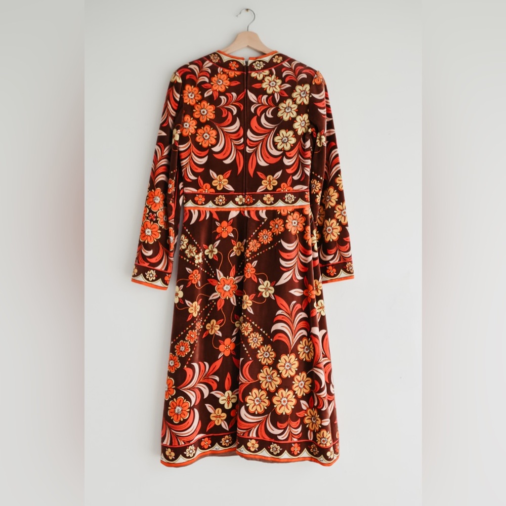 Vintage 1960s Emilio Pucci Velour Velvet Dress - Picture 8 of 10